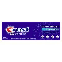 Crest - 3D White Stain Eraser Toothpaste - Icy Clean Mint, 65 Millilitre