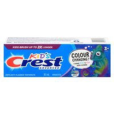 Crest - Kids Advanced Color Change Toothpaste, 85 Millilitre
