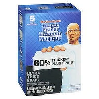 MR CLEAN - MrClean Magic Eraser Ultra Thick 5Pk, 5 Each
