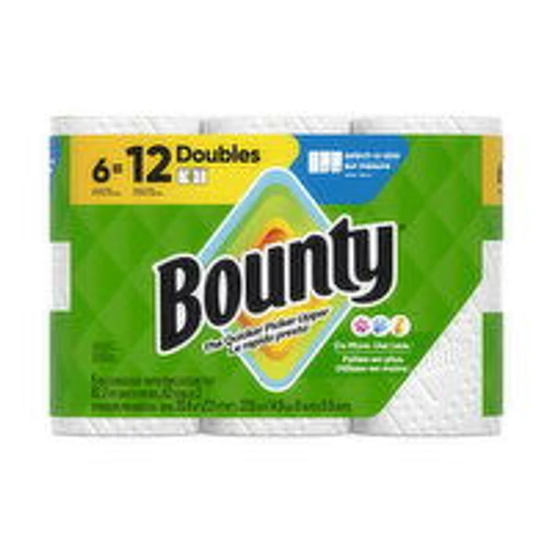 Bounty - Bounty Paper Towel 6 Eq 12 Rolls, 6 Each