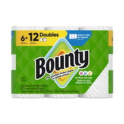 Bounty - Bounty Paper Towel 6 Eq 12 Rolls, 6 Each