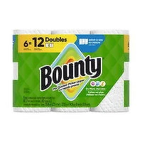 Bounty - Bounty Paper Towel 6 Eq 12 Rolls, 6 Each