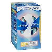 Always - Infinity FlexFoam Zero Feel, Unscented, Regular Flow, 36 Each