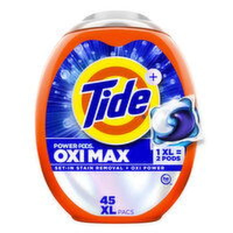 Tide - Power Pods Oxi Max, 45 XL Pacs, 45 Each