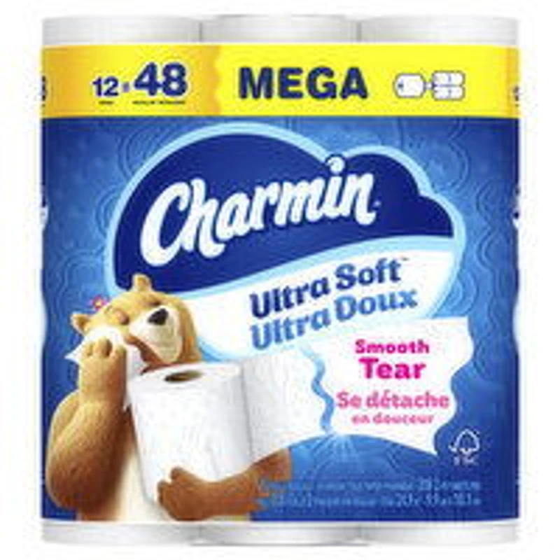 CHARMIN - Ultra Soft Mega Roll 5/12 Mega Roll, 12 Each