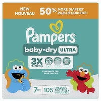 Pampers - Baby Dry Ultra Size 7, 105 Each