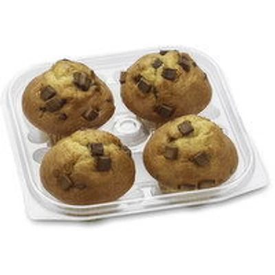 Bake Shop - Muffins, Banana Chocolate Chunk 4 Pack, 400 Gram