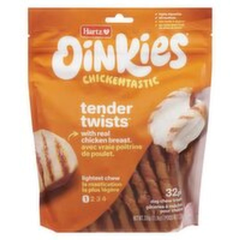 Hartz - Oinkies Tender Dog Treats, 32 Each
