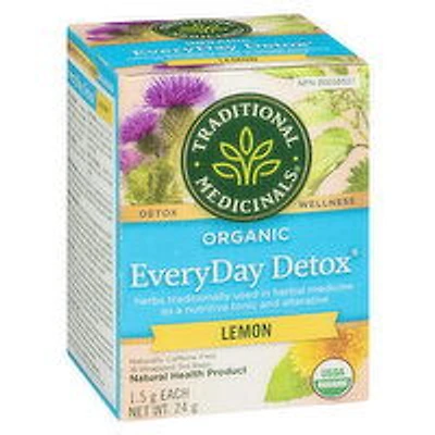 Traditional Medicinals - Every Day Detox Lemon, 16 Each
