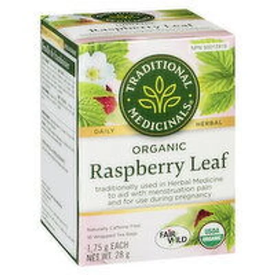 Traditional Medicinals - Raspberry Leaf, 16 Each
