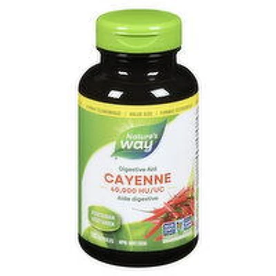 Nature's Way - Cayenne Pepper 40000 HU 450 mg, 180 Each