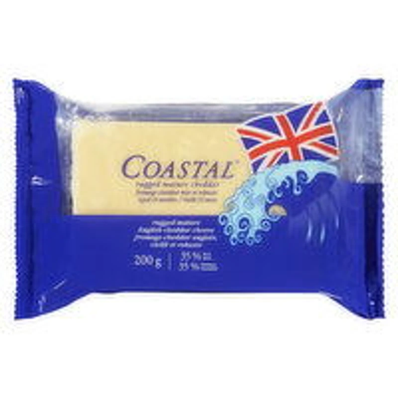 COOMBE CASTLE - Coastal Cheddar Cheese, 200 Gram