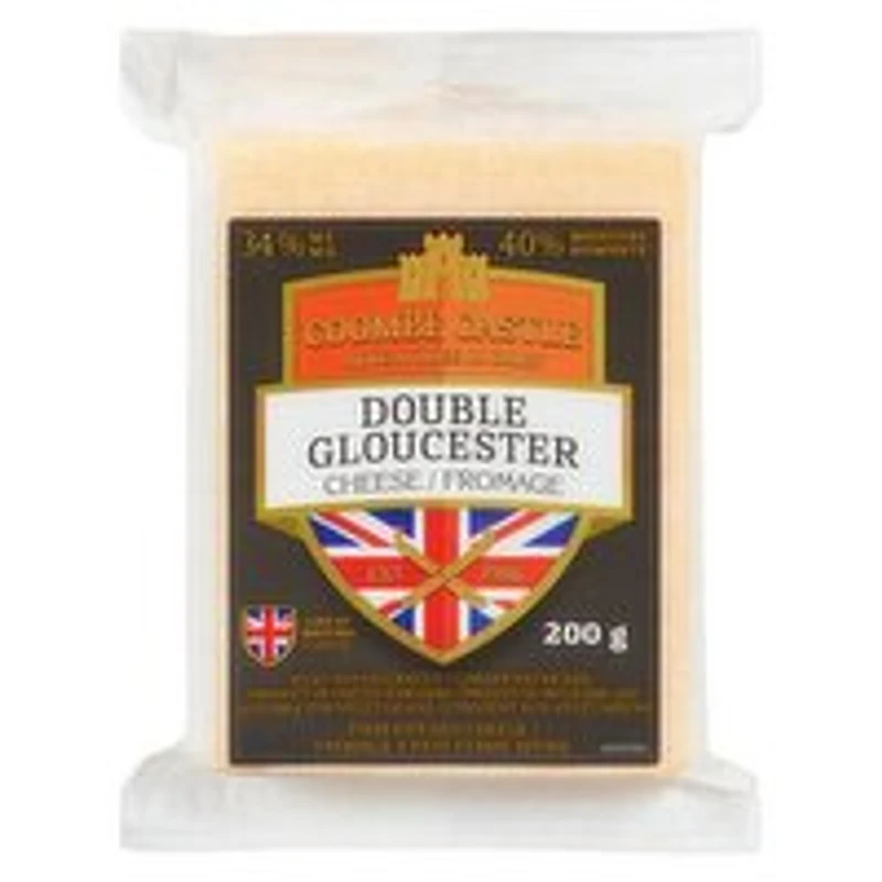 COOMBE CASTLE - Double Gloucester Cheese, 200 Gram