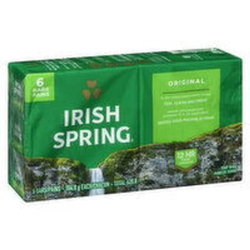 Irish Spring - Original Clean Soap Bars, 6 Each