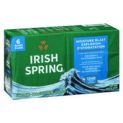 Irish Spring - Moisture Blast 6pk, 6 Each