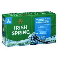 Irish Spring - Moisture Blast 6pk, 6 Each