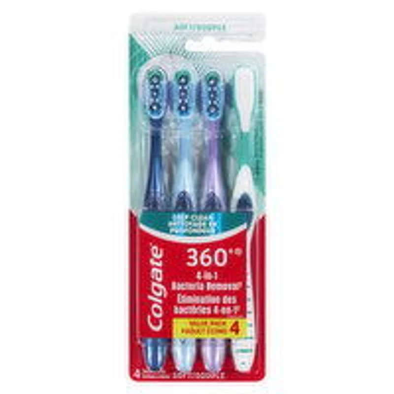 Colgate - Colgate 360 Base Soft TB, 4 Each