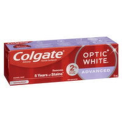 Colgate - Optic White Advanced Toothpaste, 73 Millilitre