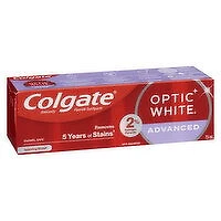 Colgate - Optic White Advanced Toothpaste, 73 Millilitre