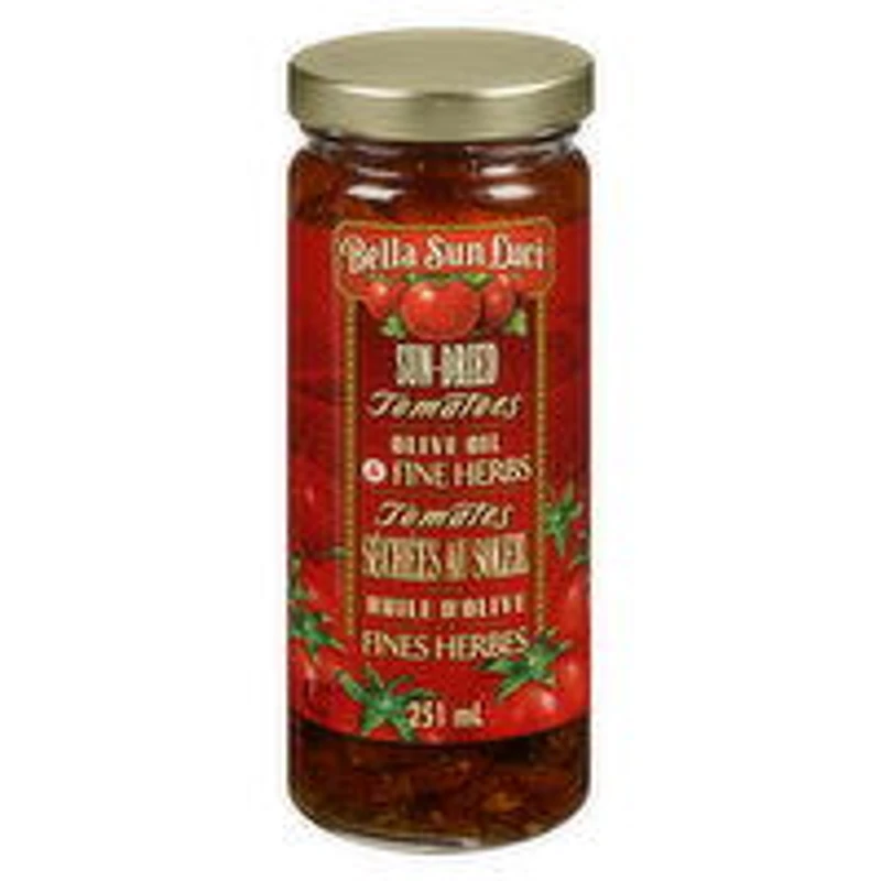 Bella - Sun Dried Tomatoes in Olive Oil & Herbs, 251 Millilitre