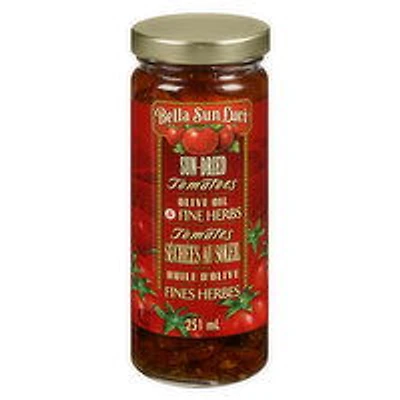 Bella - Sun Dried Tomatoes in Olive Oil & Herbs, 251 Millilitre