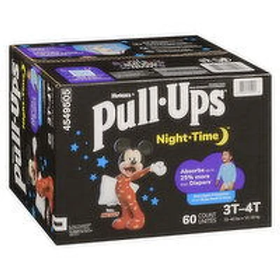 Huggies - Pull-Ups Night 3T-4T Boy Giga, 60 Each