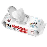 Huggies - Simply Clean Baby Wipes - Fragrance Free, 64 Each