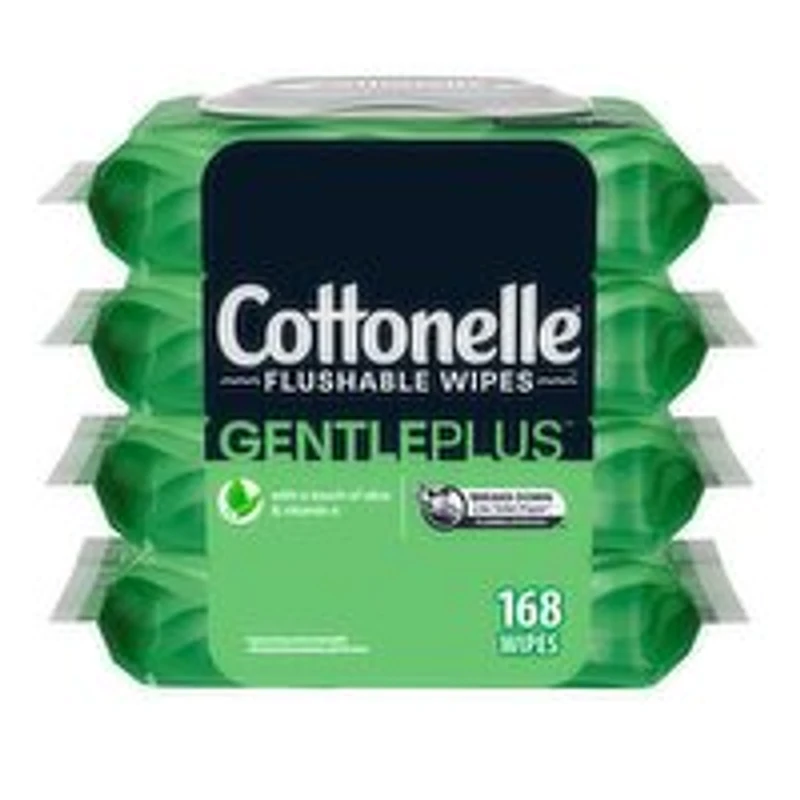 Cottonelle - Gentleplus Flushable Wipes, 4 Each