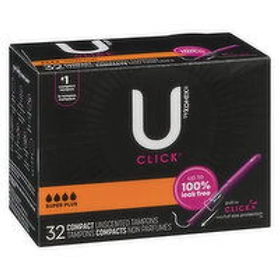 KOTEX - UBK Clik Super Plus, 32 Each