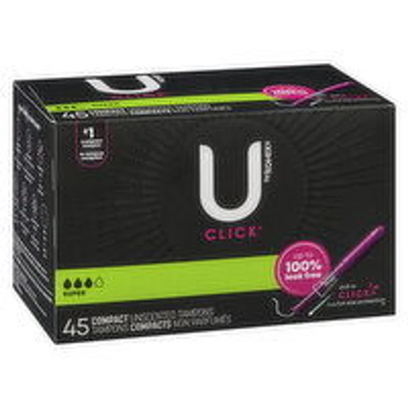 KOTEX - U By Kotex Click Tampon Super, 45 Each