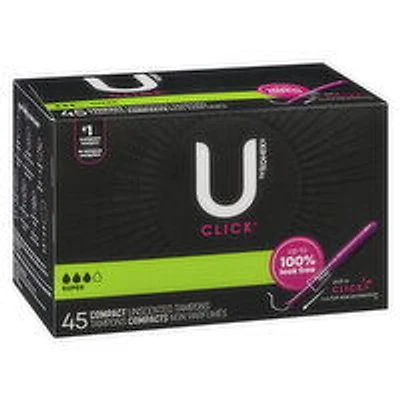 KOTEX - U By Kotex Click Tampon Super, 45 Each