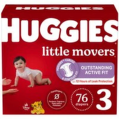 Huggies - Little Move Dpr S3 76 Giga, 76 Each