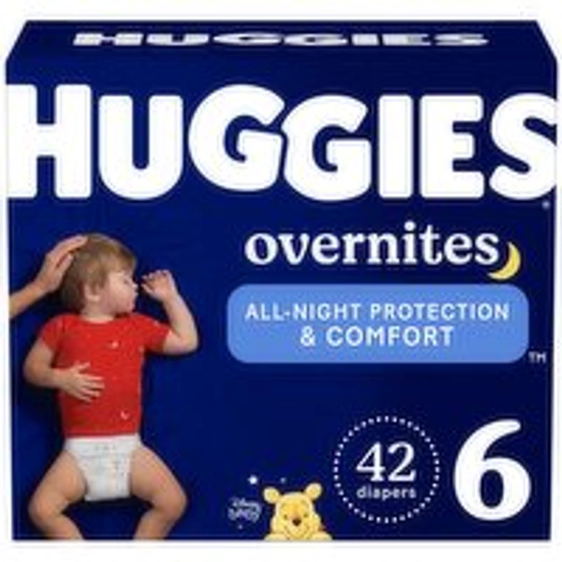 Huggies - Huggies Overnight Diaper Sz6 42 Giga, 42 Each