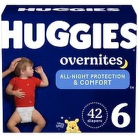 Huggies - Huggies Overnight Diaper Sz6 42 Giga, 42 Each