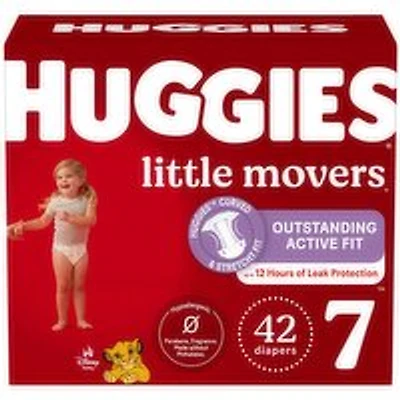 Huggies - Huggies Little Mover Diapers Giga Sz7, 42 Each