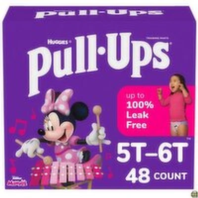 Huggies - Pull-Ups Training Pants - Size 5T -6T Girls, 48 Each