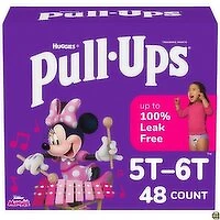 Huggies - Pull-Ups Training Pants - Size 5T -6T Girls, 48 Each
