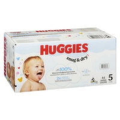 Huggies - Snug & Dry Giga S5, 84 Each