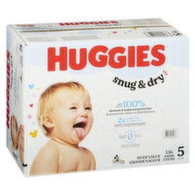 Huggies - Huggies Snug&Dry Diaper Mega Sz5, 136 Each