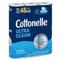 Cottonelle - Ultra Clean Bath, 12 Each