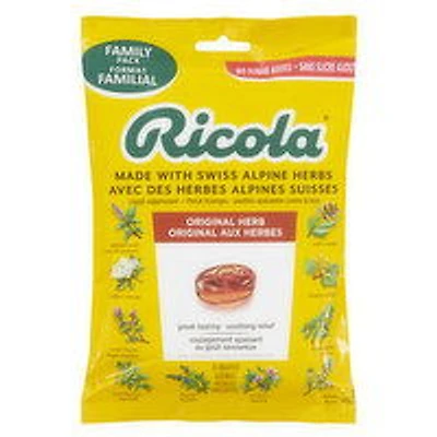 Ricola - Lozenges Mountain Herb No Sugar Added, 45 Each