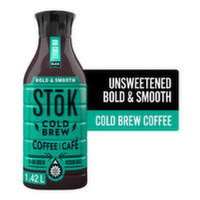Stok - Cold Brew Coffee - Black Un-sweet, 1.42 Litre