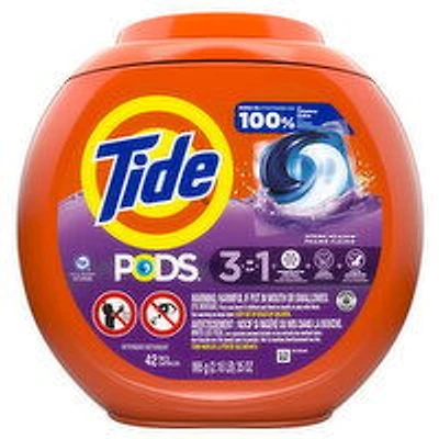 Tide - Laundry Detergent Pods, Spring Meadow, 42 Each