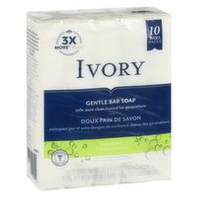Ivory - Gentle Bar Soap , Aloe Scent 10 Pack, 10 Each