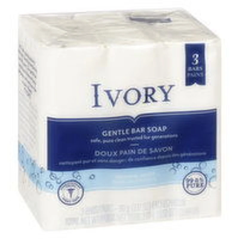 Ivory - Bar Soap - Original, 3 Each