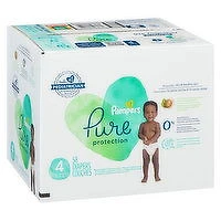 Pampers - Pure Protection Diapers - Size 4, 58 Each