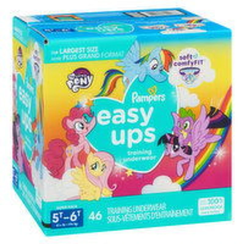 Pampers - Easy Ups 5-6T Training Underwear Super Pack, 46 Each