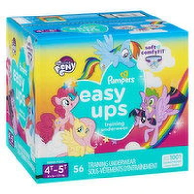 Pampers - Easy Ups Training Underwear - Girls 4T-5T, 56 Each