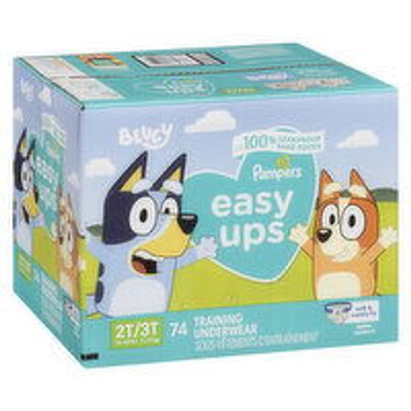 Pampers - Easy Ups Training Underwear - Boys 2T-3T, 74 Each