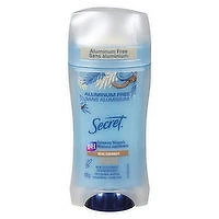 Secret - Aluminum Free Deodorant - Real Coconut, 68 Gram